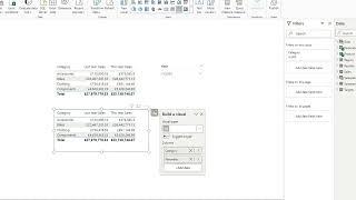 Dynamic column headers in Power BI based on a slicer selection