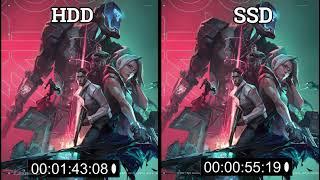 Valorant - SSD Vs HDD | Load Time Test | Game Performance Test