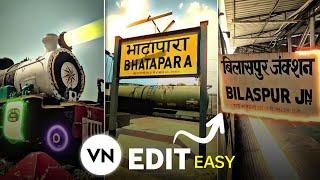 Easy Way To Edit This Types Of Viral Reels In Mobile | Train Reels Editing