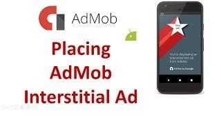 AdMob Android tutorial - Placing Interstitial Ads