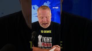 Frightened Donald Trump BACKS OUT OF DEBATE w/ Kamala Harris!!! #shorts