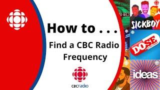 How to Find a CBC Radio Fequency