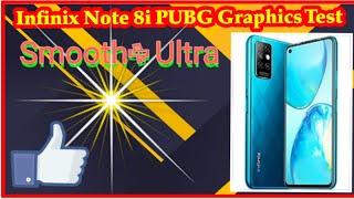 Infinix note 8i PUBG Graphics Test