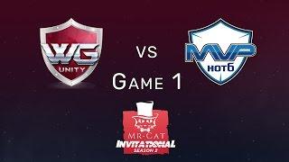 MR CAT - WG.Unity vs. MVP Hot6 Game 1 w/ @TrentPax & @MautDota