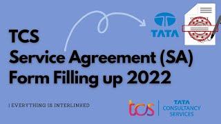 TCS Service Agreement Form Filling | TCS Onboarding Form Filling | TCS BGC Form Filing | TCS exam |