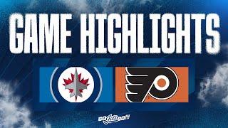 Philadelphia Flyers vs. Winnipeg Jets - Game Highlights