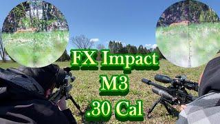 FX Impact M3 Woodchuck Hunting | 30 Caliber Hybrids | Insane wind!