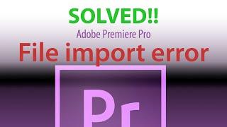Adobe Premiere  MOV import issue fix