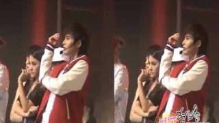 091230 Fancam Gayo Dachookjae - Ryeowook dancing to Abracadabra