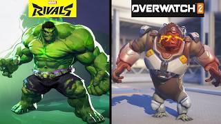 Marvel Rivals vs Overwatch 2 - Characters Comparison