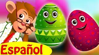 Huevos Sorpresas Cinco Monitos (Five Little Monkeys) | ChuChu TV Huevos Sorpresa