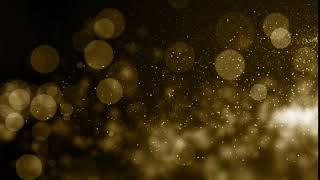 background particles gold bokeh glitter awards dust abstract background loop