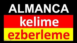 Almanca ögreniyorum kelime ezberleme kolay ve hizli