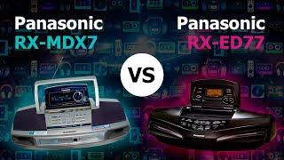 Panasonic RX-MDX7 и RX-ED77. Обзор-сравнение