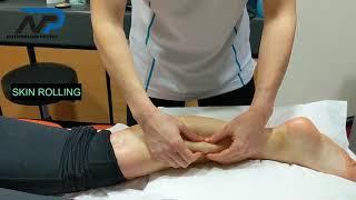 Calf massage for pain relief