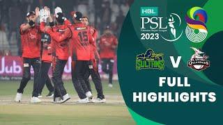 Full Highlights | Multan Sultans vs Lahore Qalandars | Match 1 | HBL PSL 8 | MI2T