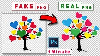 Remove Background of Fake Png in Photoshop | Photoshop Tutorial | Short Photoshop