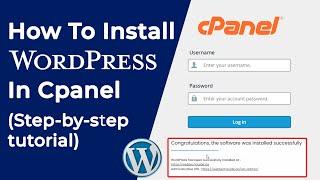 How To Install WordPress In Cpanel 2024 - Softaculous WordPress Tutorial