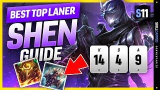 NEW BEST Top Laner Shen - CHALLENGER Shen Guide - How To Play Shen & HARD CARRY In Season 11