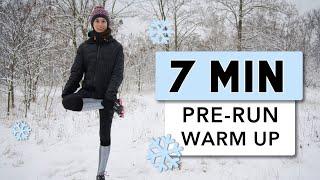 7 MIN PRE-RUN WARM UP | WARMING UP FOR RUNNERS