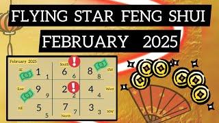 FLYING STAR FENG SHU ⭐️ FEBRUARY 2025 ⭐️ DOUBLE ENERGY ⭐️