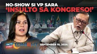 VP Sara Duterte di sinipot ang mga kongresista