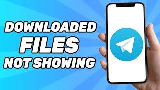 Telegram Downloaded media Files not showing in android (fixed 2024)