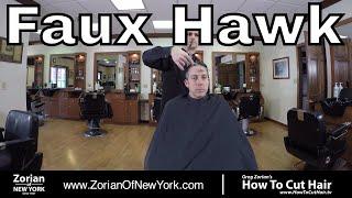 How To Cut and Style a Faux Hawk - Greg Zorian Haircut Tutorial