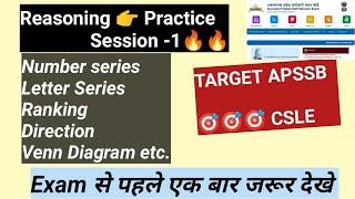 Reasoning Practise Session -1, CSLE APSSB