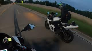 07 CBR600RR and 06 R6- water ride