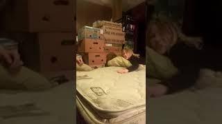 Brother and sister wwe match fight over a fat pillow