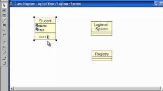 How to create Class Diagram in Rational Rose