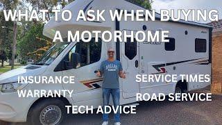 WHAT WE WISH WE KNEW BEFORE BUYING A NEW MOTORHOME - Tips on what to find out before you buy.