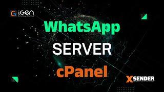 XSender WhatsApp server setup in cPanel