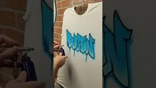 How to paint Graffiti letters; a quick thrown-together tutorial