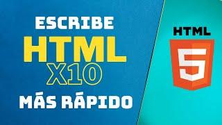 Escribir Código HTML Muy Rápido Trucos | Visual Studio Code - EMMET