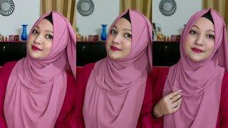 Full Coverage Georgette Hijab Tutorial (2022)|| Step by Step|| Tahmina Shova