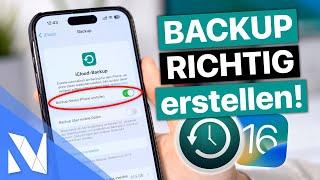 iPhone Backup erstellen (iCloud, Finder, iTunes) mit iOS 16! (2022) | Nils-Hendrik Welk