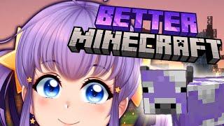 【 Better Minecraft 】Enjoying my life with my cow Milkshake.