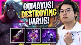 GUMAYUSI DESTROYING WITH VARUS! - T1 Gumayusi Plays Varus ADC vs Corki! | Season 2024