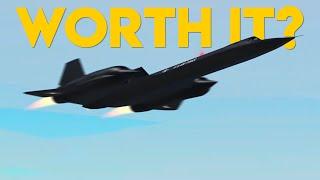 Is the NEW SR-71 Blackbird WORTH 95 ROBUX? Pilot Training Flight Simulator