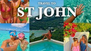 st john spring break vlog: *girls trip*