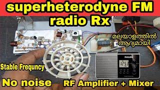 How to make simple FM superheterodyne radio receiver | Receptor de FM