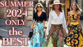 The Best Italian Street Fashion Summer 2024. Trendy streetwear you should try on. Latest collections