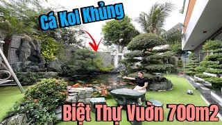 Tiếc đứt ruột gan bán rẻ căn Biệt Thự Sân Vườn 700m2 Góc 2 Mặt Tiền - Tặng Hồ Cá Koi Tiền Tỷ