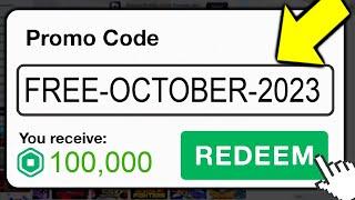 This *SECRET* Promo Code Gives FREE ROBUX! (Roblox October 2023)