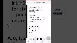 Question no.2 (Top 100 questions here..)Tap on #csegurus#shravankumarmanthri and click "ALL".