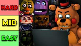 I Ranked EVERY UCN Animatronic Based on Difficulty...