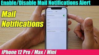 iPhone 12/12 Pro: How to Enable/Disable Mail Notifications Alert