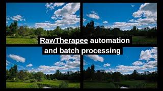 RawTherapee: how to batch process and use templates - a quick tutorial